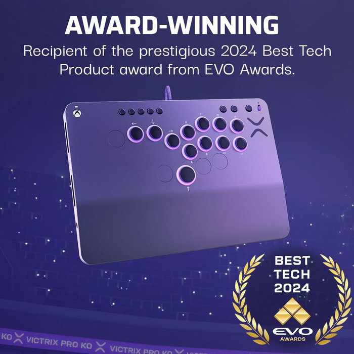 Turtle Beach Victrix Pro KO Leverless Fight Stick - Gris