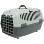Trixie Box de Transport Capri 1 Taille XS - 32 x 31 x 48 cm - Anthracite Gris et Vert - Pour Petit Chien