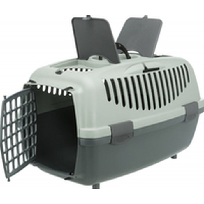 Trixie Box de transport Capri 1 - XS - Gris, vert et anthracite