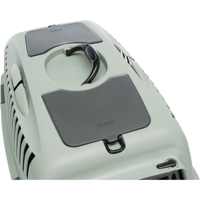 Trixie Box de transport Capri 1 - XS - Gris, vert et anthracite