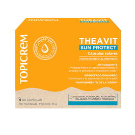 Topicrem AH THEAVIT Solaire Complément Alimentaire Protection Solaire 30 Gélules