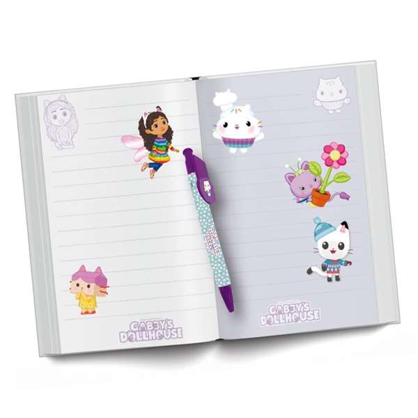 Cefa Diario de actividades la casa de muñecas de gabby - Jeu de société en espagnol pour enfant avec 80 pages, stickers et stylo Cefa Diario de actividades la casa de muñecas de gabby - Jeu de société en espagnol pour enfant avec 80 pages, stickers et stylo
