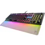 Turtle Beach Vulcan II Max - Clavier gaming mécanique et optique PC avec rétroéclairage RGB, interrupteurs TITAN II, 24 Smart Keys et repose-poignets amovible - Noir