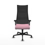 Piqueras y Crespo Chaise de Bureau Albacete Rose et Noir