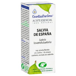 ESENTIAL AROMS Huile Essentielle de Sauge d'Espagne 10 ml