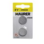 MAURER Pila Boton Alcalina CR2032 (2 pièces)
