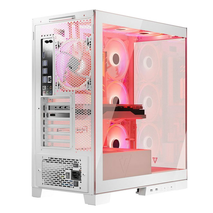 Boîtier ATX semi-tour Modecom Volcano SPACE APEX ARGB Blanc Boîtier ATX semi-tour Modecom Volcano SPACE APEX ARGB Blanc