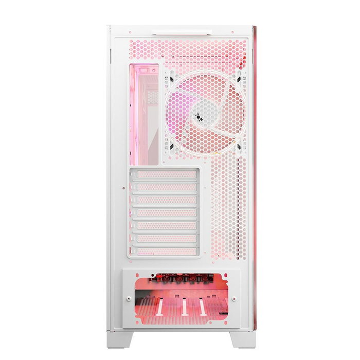 Boîtier ATX semi-tour Modecom Volcano SPACE APEX ARGB Blanc Boîtier ATX semi-tour Modecom Volcano SPACE APEX ARGB Blanc