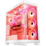 Boîtier ATX semi-tour Modecom Volcano SPACE APEX ARGB Blanc