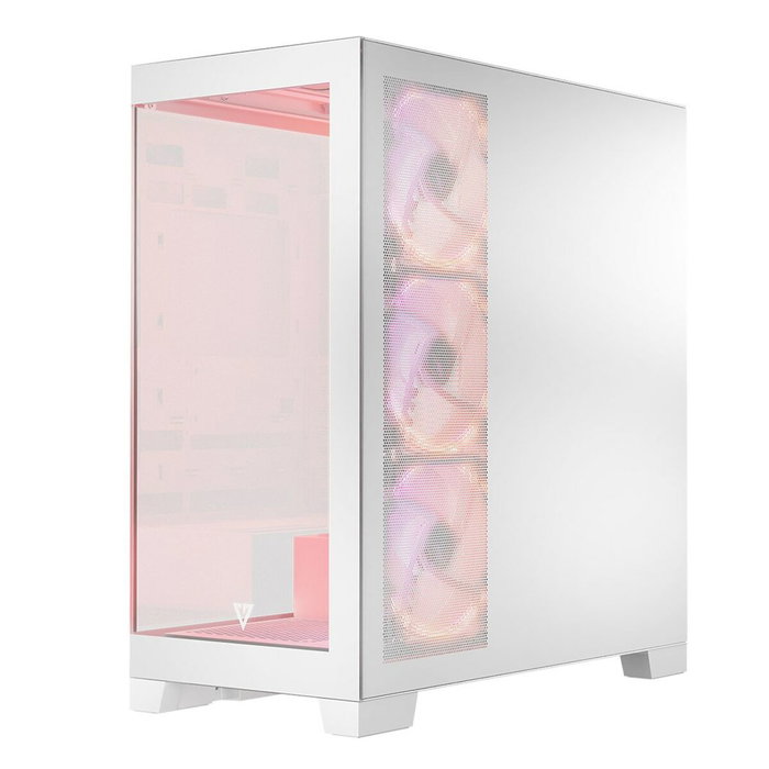 Boîtier ATX semi-tour Modecom Volcano SPACE APEX ARGB Blanc Boîtier ATX semi-tour Modecom Volcano SPACE APEX ARGB Blanc
