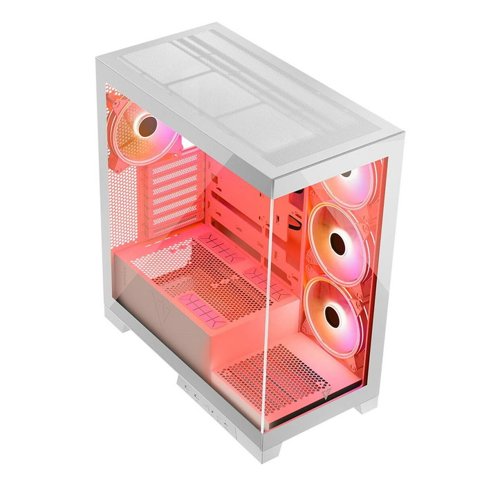 Boîtier ATX semi-tour Modecom Volcano SPACE APEX ARGB Blanc Boîtier ATX semi-tour Modecom Volcano SPACE APEX ARGB Blanc