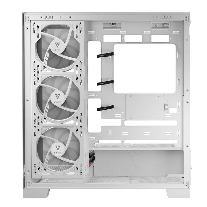 Boîtier ATX semi-tour Modecom Volcano SPACE APEX ARGB Blanc Boîtier ATX semi-tour Modecom Volcano SPACE APEX ARGB Blanc