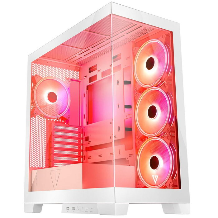 Boîtier ATX semi-tour Modecom Volcano SPACE APEX ARGB Blanc Boîtier ATX semi-tour Modecom Volcano SPACE APEX ARGB Blanc