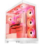 Boîtier ATX semi-tour Modecom Volcano SPACE APEX ARGB Blanc