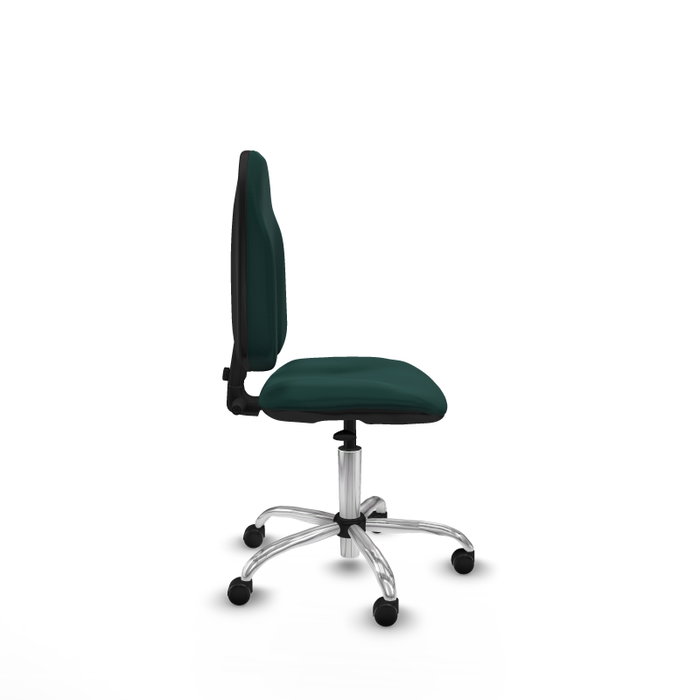 PIQUERAS Y CRESPO Chaise de bureau Algarra, similicuir vert bouteille, sans accoudoirs PIQUERAS Y CRESPO Chaise de bureau Algarra, similicuir vert bouteille, sans accoudoirs