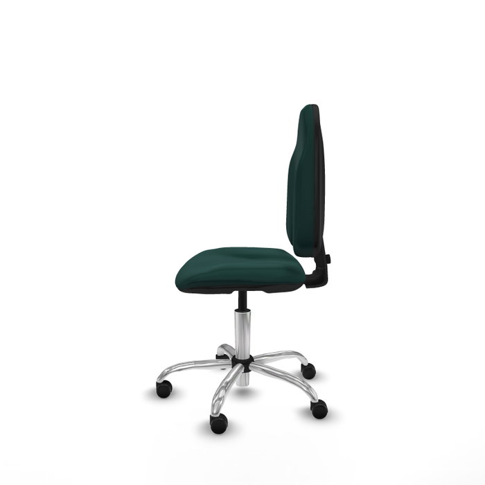 PIQUERAS Y CRESPO Chaise de bureau Algarra, similicuir vert bouteille, sans accoudoirs PIQUERAS Y CRESPO Chaise de bureau Algarra, similicuir vert bouteille, sans accoudoirs