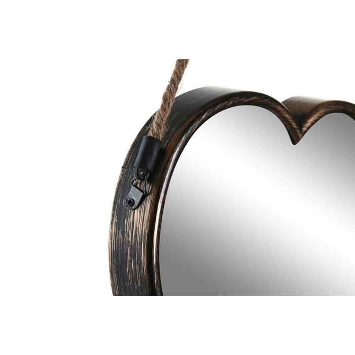 DKD Home Decor Ensemble de miroirs Scandi Noir et Doré (2 unités)