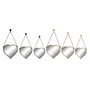 DKD Home Decor Ensemble de miroirs Scandi Noir et Doré (2 unités)