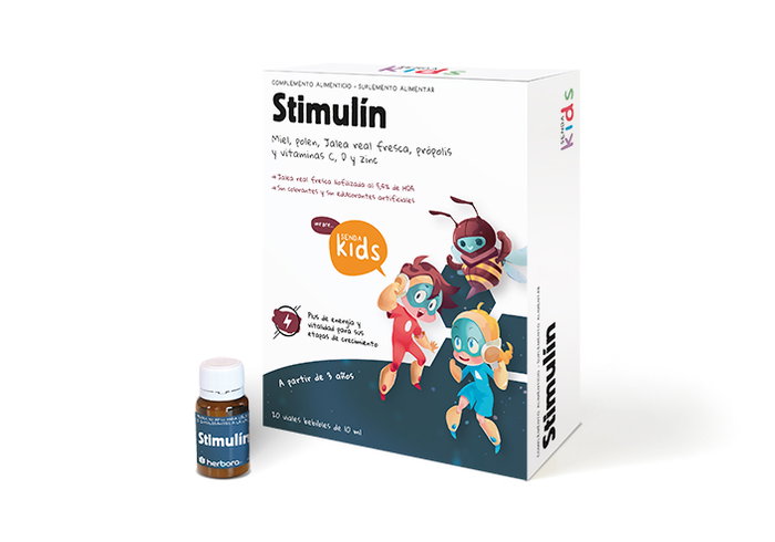HERBORA STIMULIN jalea infantil 20 viales HERBORA STIMULIN jalea infantil 20 viales