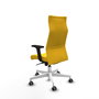 Piqueras Y Crespo Fauteuil Albacete Jaune avec Mécanisme Synchrone et Bras 2D