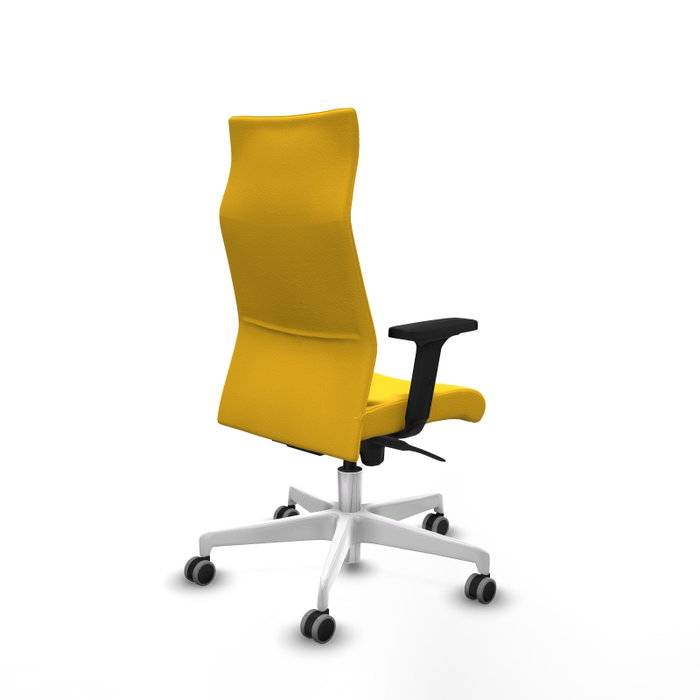 Piqueras Y Crespo Fauteuil Albacete Jaune avec Mécanisme Synchrone et Bras 2D