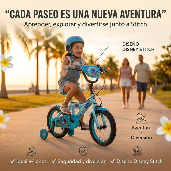 Toimsa Bicicleta 14" Stitch Toimsa Bicicleta 14" Stitch