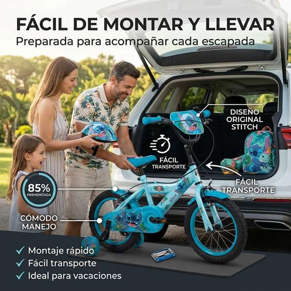 Toimsa Bicicleta 14" Stitch Toimsa Bicicleta 14" Stitch