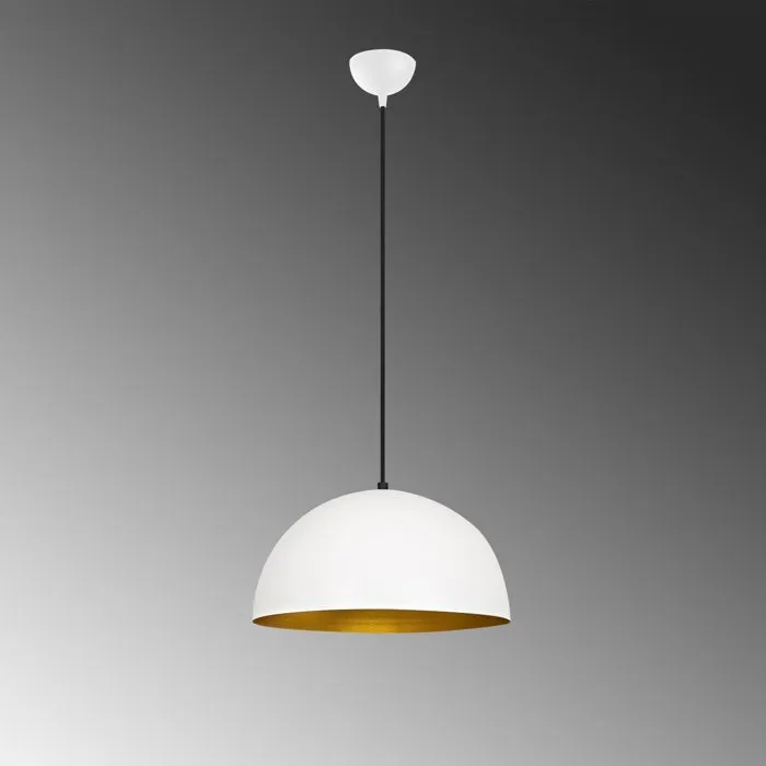 D By M.Red Suspension lustre D Blanc et doré