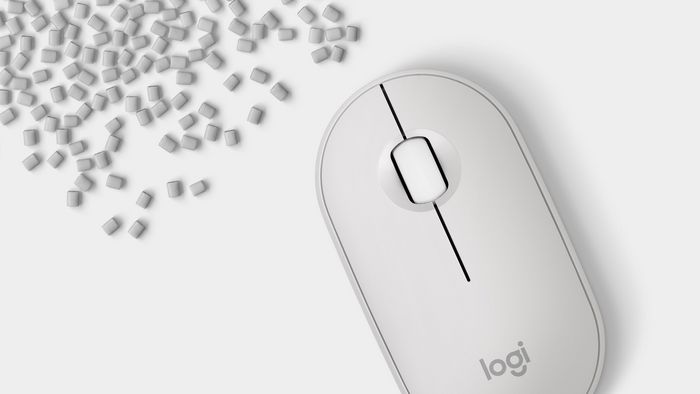 Logitech Pebble Mouse 2 M350s Blanc Logitech Pebble Mouse 2 M350s Blanc