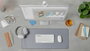 Logitech Pebble Mouse 2 M350s Blanc
