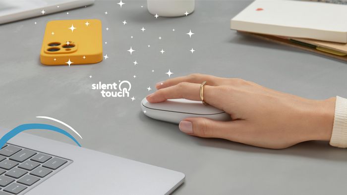 Logitech Pebble Mouse 2 M350s Blanc Logitech Pebble Mouse 2 M350s Blanc