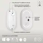 Logitech Pebble Mouse 2 M350s - Souris sans fil Bluetooth avec bouton personnalisable - Connectivité multidispositif - Blanche