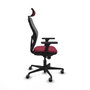 Piqueras y Crespo Chaise de Bureau avec Appui-tête Jorquera 3D036G2 Bordeaux