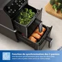Philips Airfryer Série 4000 Vertical Duo NA461/00 - Friteuse sans huile à double panier - Capacité totale 10 L (2 x 5 L) - Ecran tactile - 2750W - Avec application HomeID