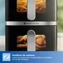 Philips Airfryer Série 4000 Vertical Duo NA461/00 - Friteuse sans huile à double panier - Capacité totale 10 L (2 x 5 L) - Ecran tactile - 2750W - Avec application HomeID