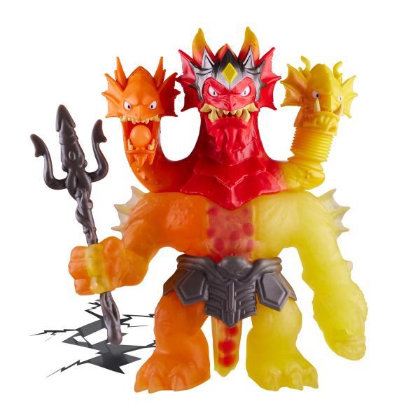 Bandai Figura Goo Jit Zu Lava Fury King Hydra 3 têtes lumineuses et sonores Bandai Figura Goo Jit Zu Lava Fury King Hydra 3 têtes lumineuses et sonores