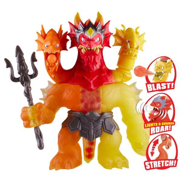 Bandai Figura Goo Jit Zu Lava Fury King Hydra 3 têtes lumineuses et sonores Bandai Figura Goo Jit Zu Lava Fury King Hydra 3 têtes lumineuses et sonores