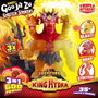Bandai Figura Goo Jit Zu Lava Fury King Hydra 3 têtes lumineuses et sonores