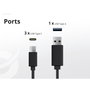 Conceptronic Althea18b Chargeur mural 100W 4 ports