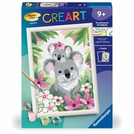 Ravensburger CreArt Kids Maman koala et son bébé, Kit de peinture par numéros 18x24cm