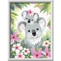 Ravensburger 25833 CreArt Kids - Kit de peinture par numéros Maman koala et son bébé - Tableau 18x24 cm avec cadre, peintures et pinceau - À partir de 9 ans