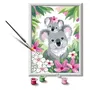 Ravensburger 25833 CreArt Kids - Kit de peinture par numéros Maman koala et son bébé - Tableau 18x24 cm avec cadre, peintures et pinceau - À partir de 9 ans