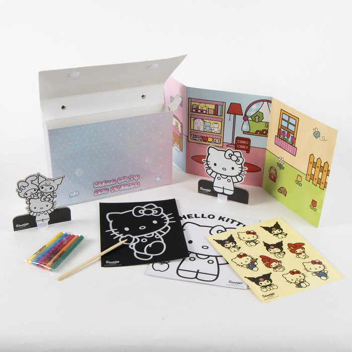 Cerdá Set Coloreable Bolso Hello Kitty Rose