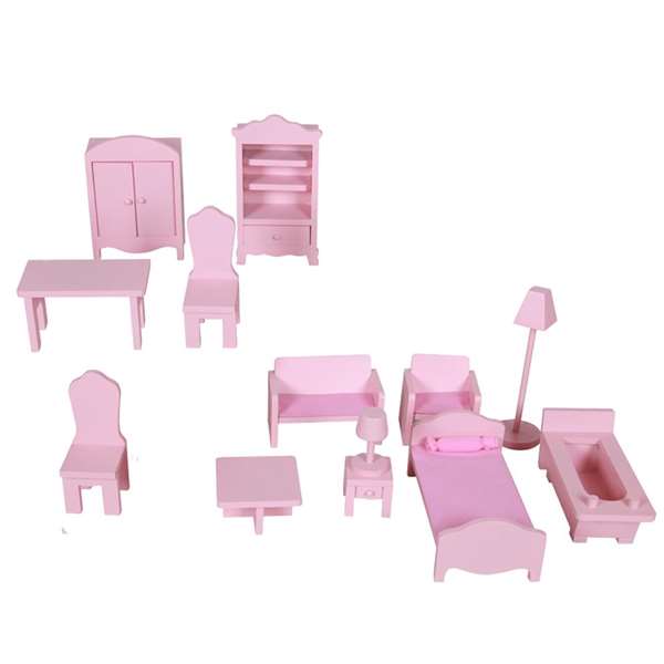 Color Baby Maison de poupée en bois 80x31x112 cm, pour enfants à partir de 3 ans, espagnol