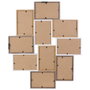 Home Deco Factory Cadre 10 Photos Blanc et Bois