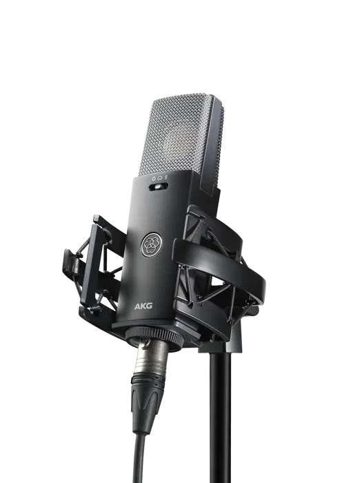 AKG C114 Microphone condensateur multipattern à large diaphragme, Cardioïde, Omni, Figure en 8, XLR, 48V Phantom
