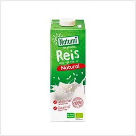 NATUMI Boisson végétale de riz Bio SG Vegan, 1L, Lot de 6
