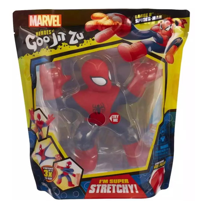 Bandai Goo Jit Zu Figura Marvel Spiderman Super Figurine Extensible +20 cm Bandai Goo Jit Zu Figura Marvel Spiderman Super Figurine Extensible +20 cm