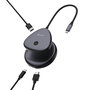Verbatim WDA-02 Adaptateur d'Affichage Sans Fil USB-C avec Hub, Partage d'Écran en 4K UHD 30Hz, Port USB-A Additionnel, Portée 10m