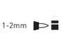Kreul Marqueur à peinture brillante LACK MARKKER orange pointe fine 1-2mm